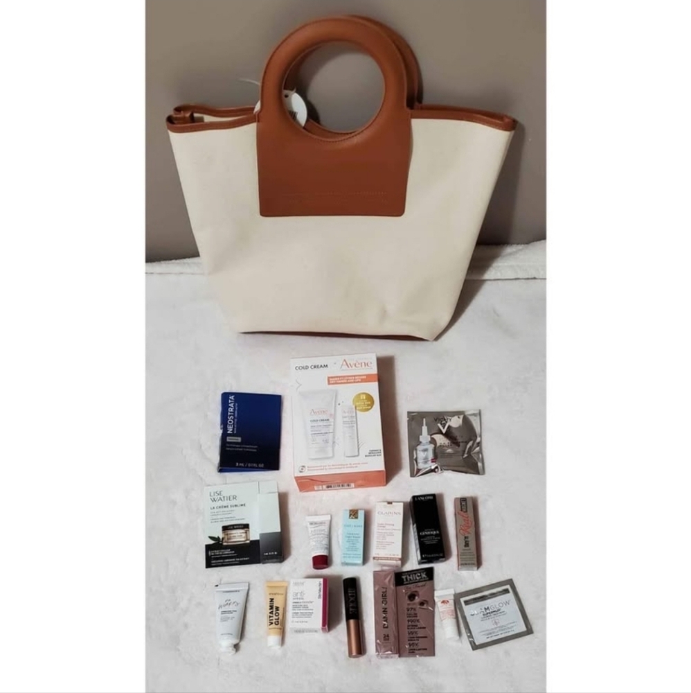 【New】luxury skin care and make up Mini Size goodies and a handbag